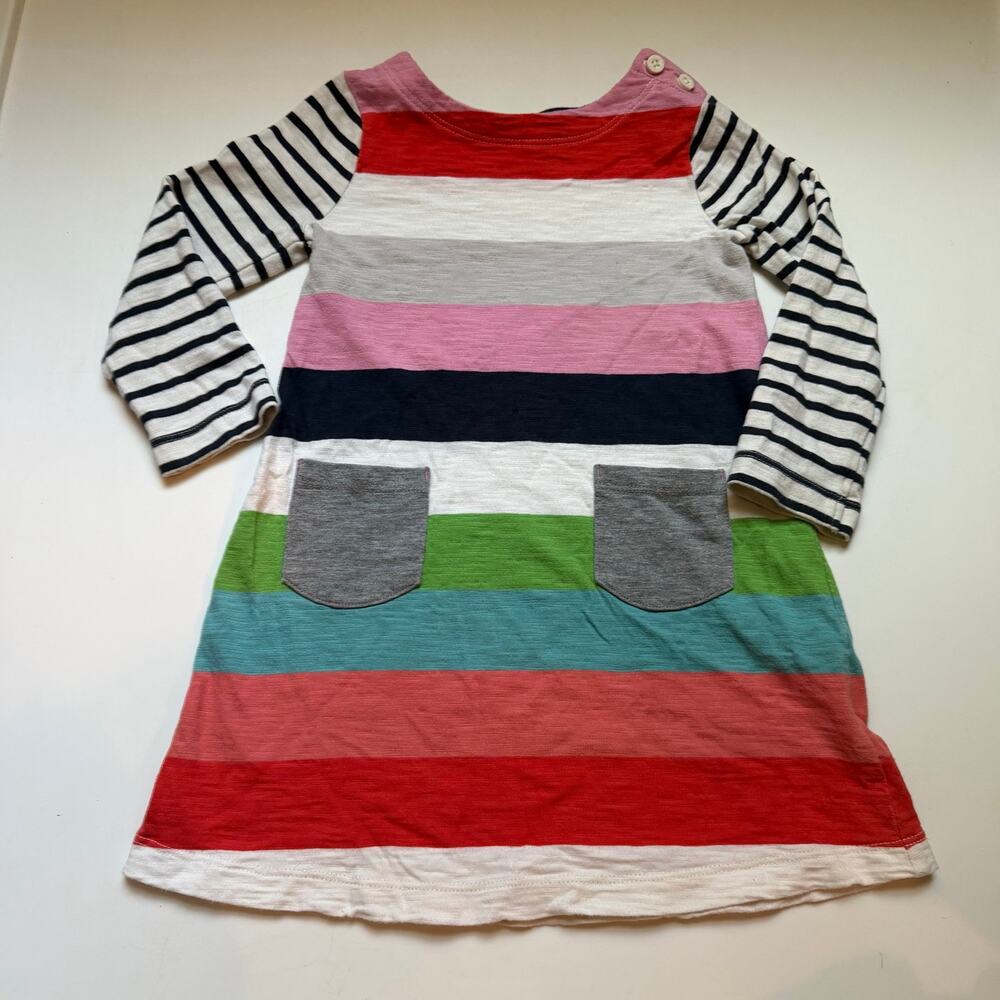Mini Boden Stripe Pocket Dress